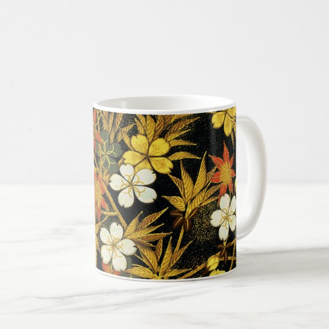 Der japanische Herbst lässt antike, klassische Kun Kaffeetasse (VorderseiteRechts)