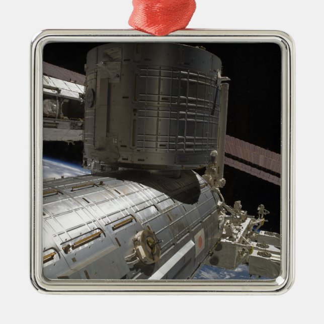 Der japanische Kibo-Komplex Silbernes Ornament (Vorne)