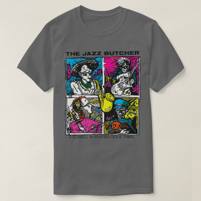 Der Jazz-Butcher 8 T-Shirt (Design vorne)