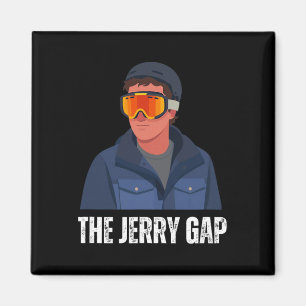 Der Jerry Gap Skis Funny Skifahren Witz Berg Humor Magnet