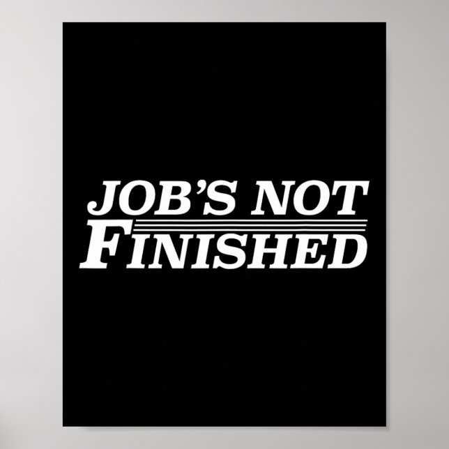 Der Job ist nicht fertig - Bysketbyll Poster (Vorne)