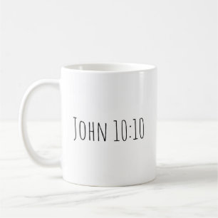 Der John 10:10 Becher Kaffeetasse