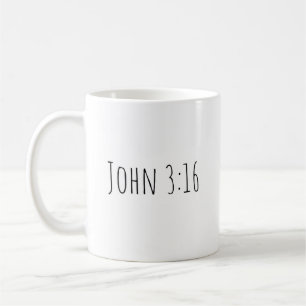 Der "John 3:16"-Becher Kaffeetasse