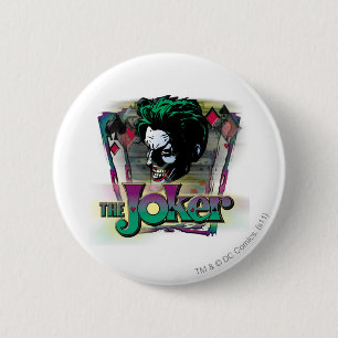 Der Joker - Gesicht und Logo Button