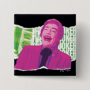 Der Joker Scrapbook lacht Button