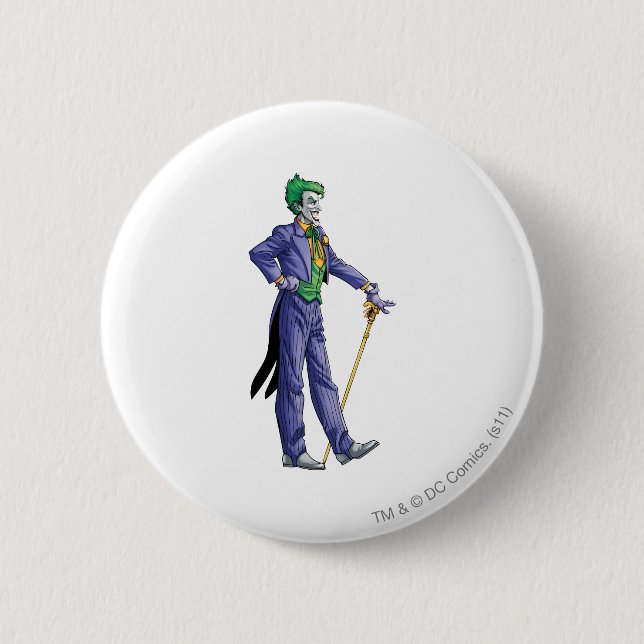 Der Joker sieht richtig aus Button (Vorderseite)