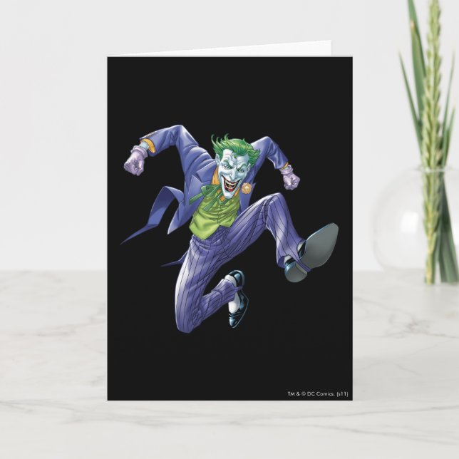 Der Joker springt Karte (Vorderseite)