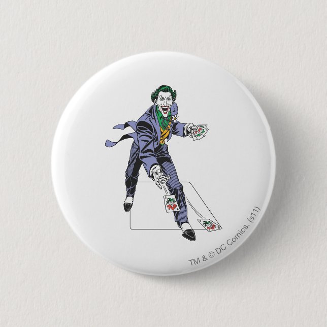 Der Joker zieht Karten Button (Vorderseite)