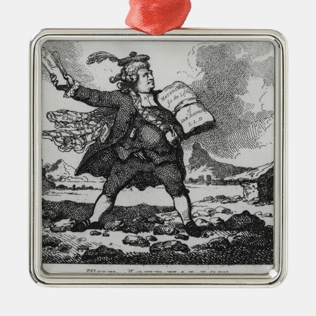 Der Journalist Silbernes Ornament (Vorne)