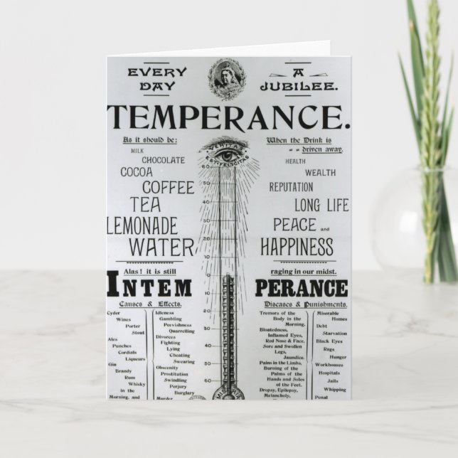 Der Jubliäum-Thermometer des Lebens Karte (Vorderseite)