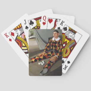 Der Juggler (von Antonio Donghi) Spielkarten