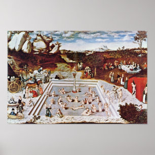 Der Jungbrunnen von Cranach D. Ä. Lucas (Beste Poster