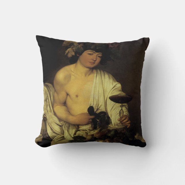 Der junge Bacchus Kissen (Vorderseite)