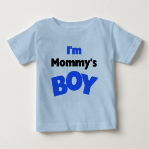 Der Junge der Mama Baby T-shirt