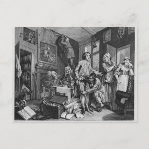 Der junge Erbe übernimmt die Kontrolle über Postkarte