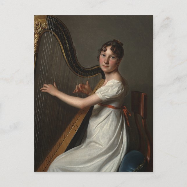 Der junge Harpist | 1804-1806 Postkarte (Vorderseite)