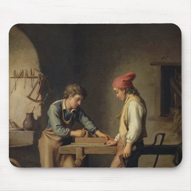 Der junge Lehrling, bis 1903 Mousepad (Vorne)
