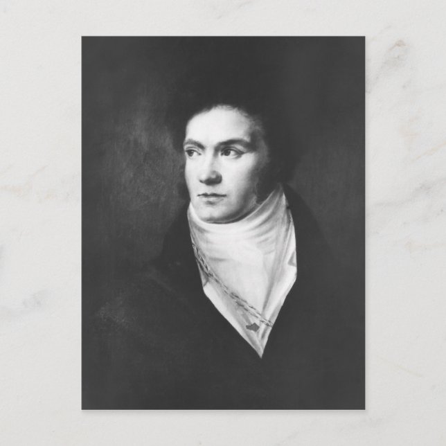 Der junge Ludwig van Beethoven 1806 Postkarte (Vorderseite)
