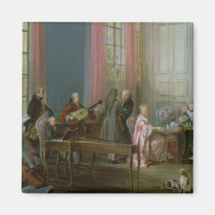 Der junge Mozart am Klavichord Magnet