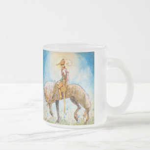 Der junge Prinz am Pferd Mattglastasse