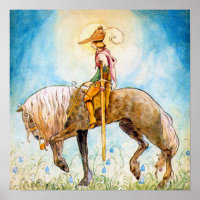 Der junge Prinz am Pferd