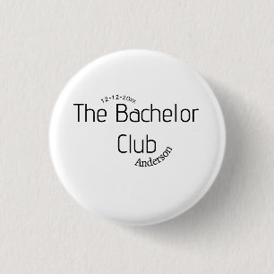 der Junggesellenclub Name Jahr stilvoll trendy kur Button
