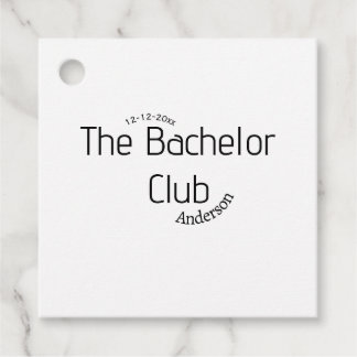 der Junggesellenclub Name Jahr stilvoll trendy kur Geschenkanhänger