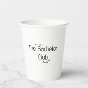der Junggesellenclub Name Jahr stilvoll trendy kur Pappbecher