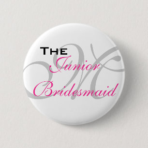 Der Juniorbrautjungfern-Knopf Button