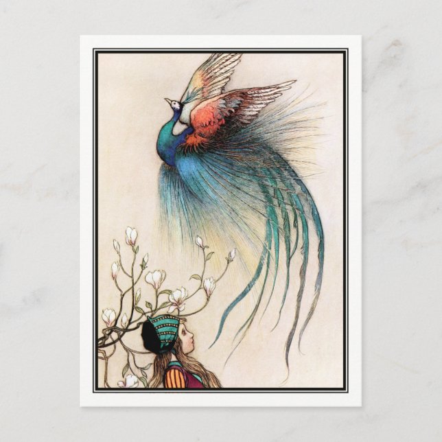 Der Juniper Tree von Warwick Goble Postkarte (Vorderseite)