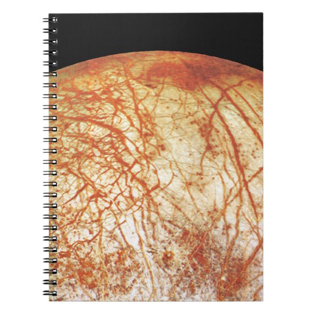 Der Jupiter-Mond Europa Notizblock (Vorderseite)