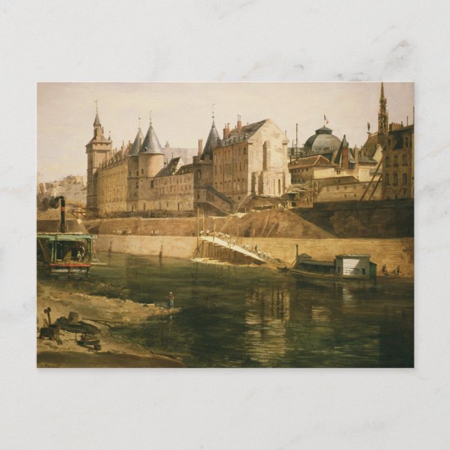 Der Justizpalast Postkarte (Vorderseite)