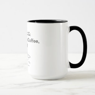 Der Kaffee des Touch-Pilot, CFIT (Akronym) Tasse