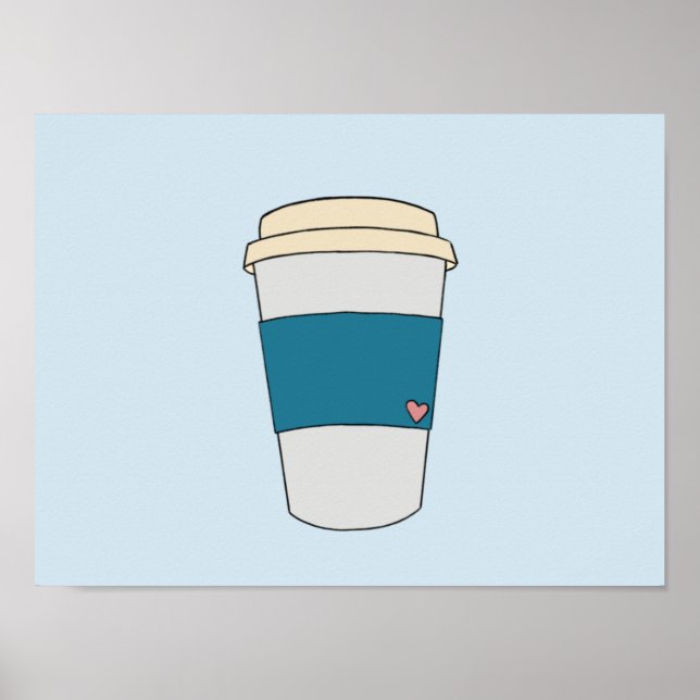Der Kaffee heilt die Blues Poster (Vorne)
