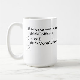 Der Kaffee konditioniert Kaffeetasse