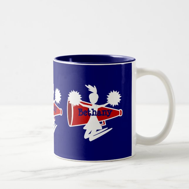 Der Kaffee-Tasse der Cheerleader Zweifarbige Tasse (Rechts)