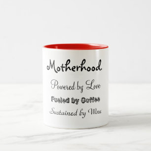 Der Kaffee-Tasse der Mama Zweifarbige Tasse