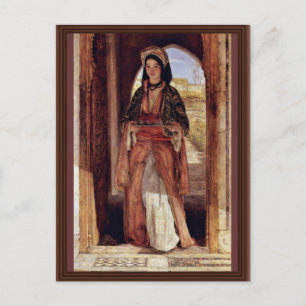 Der Kaffee Träger Von Lewis John Frederick Postkarte