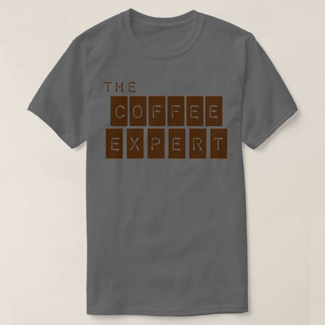 Der Kaffeeexperte T-Shirt (Design vorne)