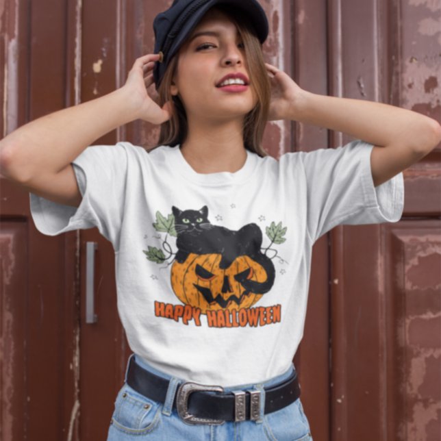 Der Käfig ist mit Pumpkins und Blume dekoriert T-Shirt (Von Creator hochgeladen)