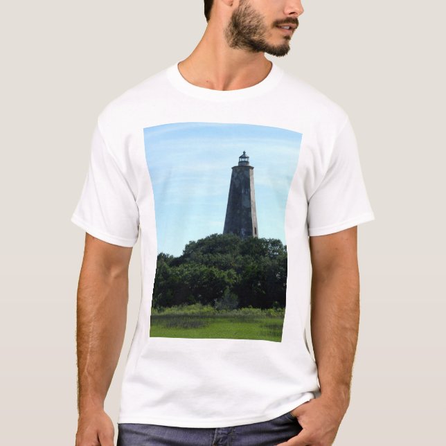 Der Kahlkopf-Insel-Leuchtturm T-Shirt (Vorderseite)