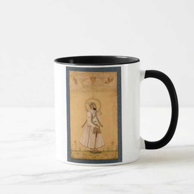 Der Kaiser Farrukhsiyar (1683-1719) vom Larg Tasse (Rechts)