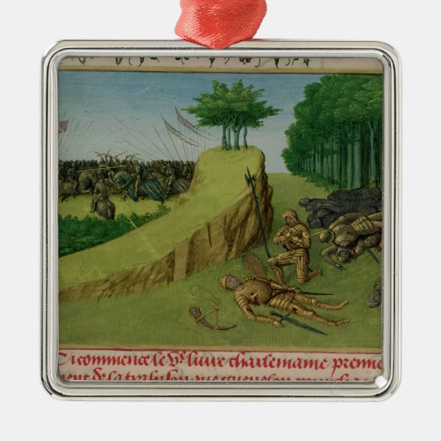 Der Kaiser Karl der Große findet Rolands Silbernes Ornament (Vorne)