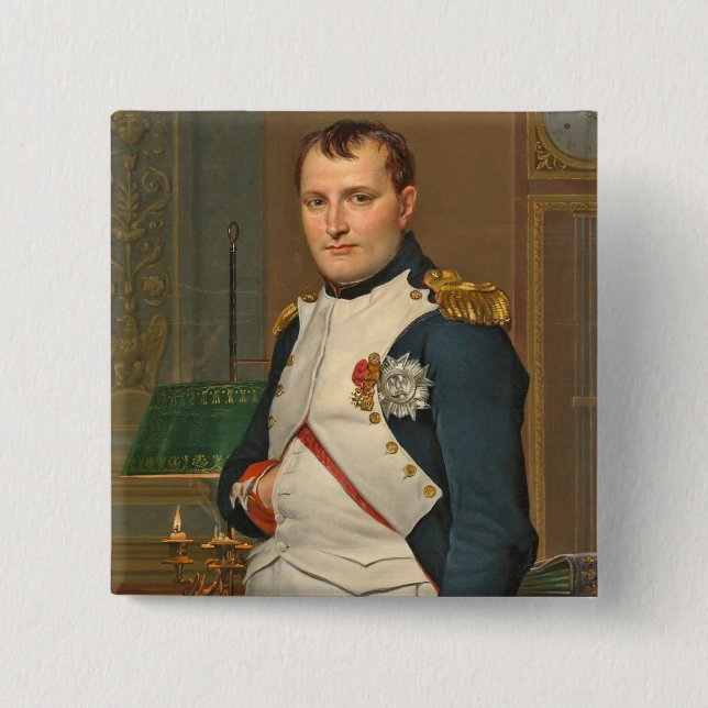 Der Kaiser Napoleon in seiner Studie beim Button (Vorderseite)