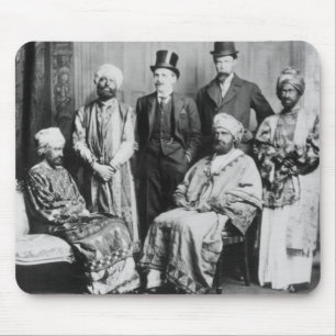Der Kaiser von Abyssinia und von seinem Court Mousepad
