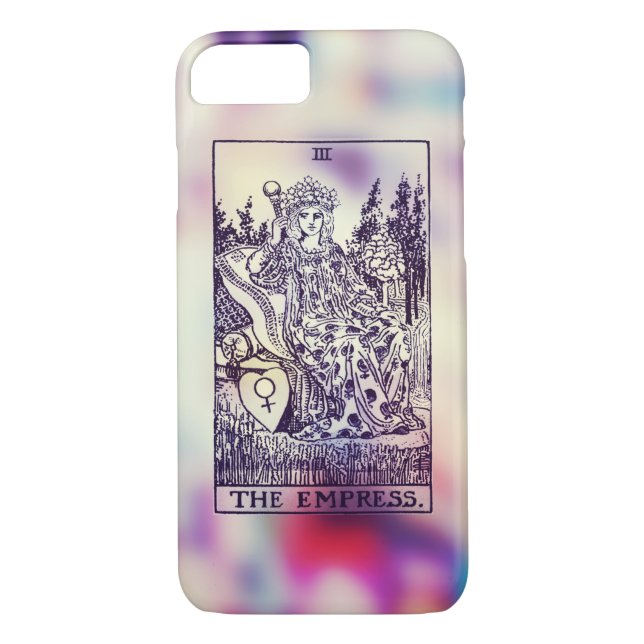 Der Kaiserin-Tarot-Karte iPhone Fall Case-Mate iPhone Hülle (Rückseite)