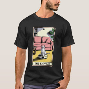 Der Kaiserin Tarot-Karten-Katze Roboter Staubsauge T-Shirt