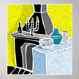 Der Kamin Poster