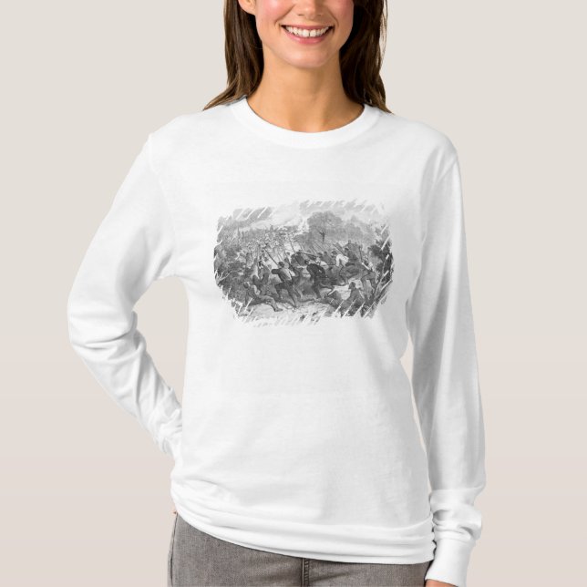 Der Kampf am Stierlauf T-Shirt (Vorderseite)
