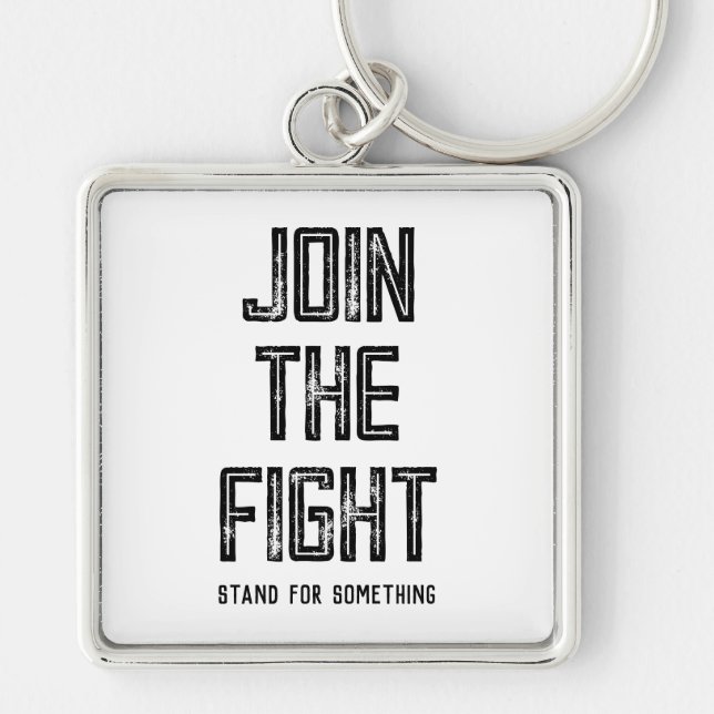Der Kampf beitreten Schlüsselanhänger (Vorne)